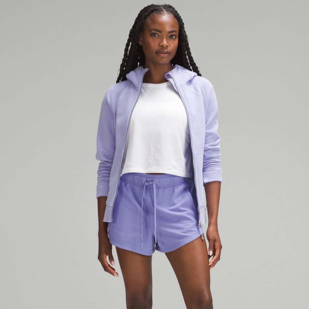 Lululemon Inner Glow High-Rise Short 3" (Dark Lavender)